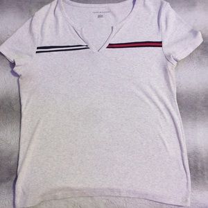Grey Tommy Hilfiger Top (lightly worn <33)